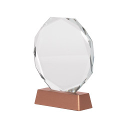 Imagen Alternativa Trofeo Galvano de Cristal Rune con Base Encobrizada. 3