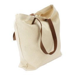 Imagen Alternativa Bolsa de Compras 10Oz Canvas Asas Cuero 6