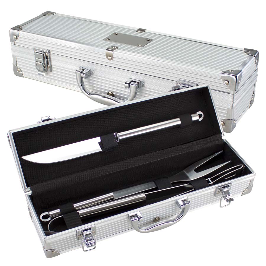 Deluxe Bbq Set Metálico