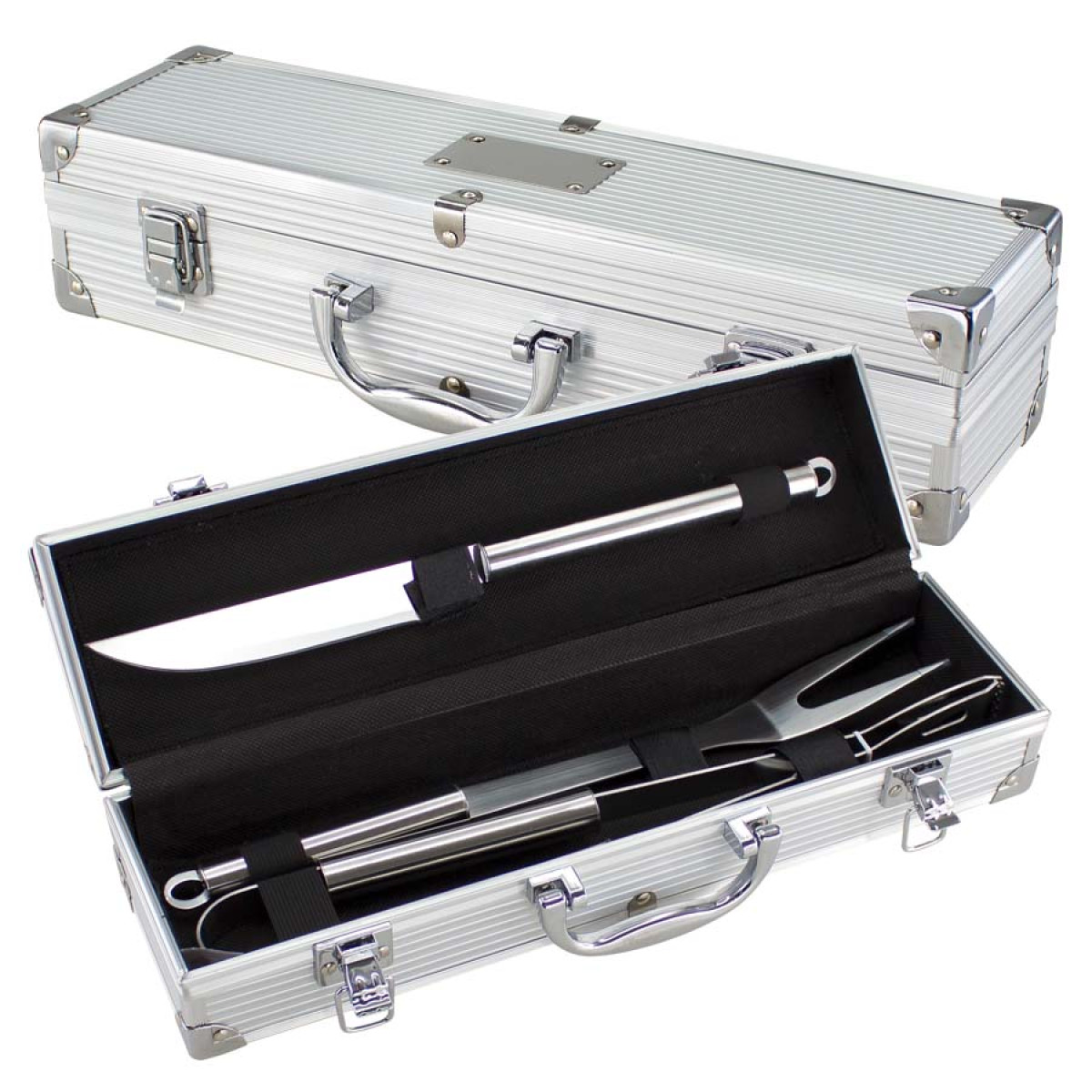 Deluxe Bbq Set Metálico