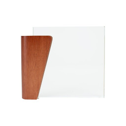 Imagen Alternativa Trofeo Galvano de Madera y Cristal Lewis 2