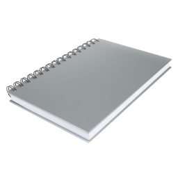 Imagen Alternativa Cuaderno Matemáticas Tapa Dura Plateada. 3