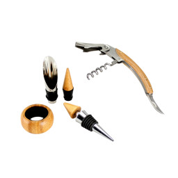 Imagen Alternativa Set de Vino de Bamboo 4