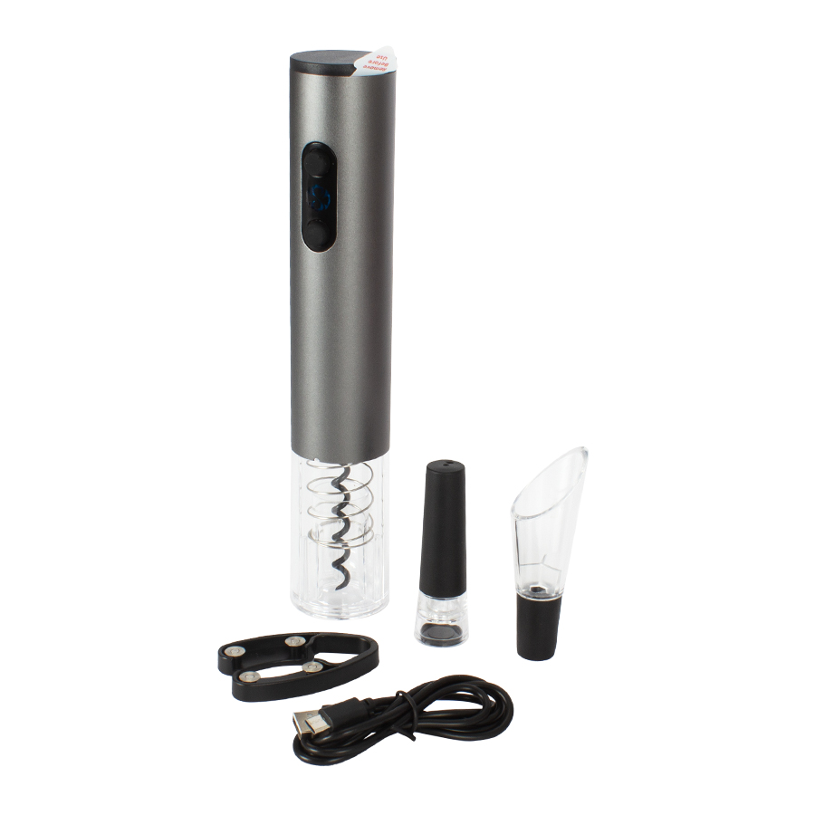 Deluxe Usb Set de Vino Eléctrico