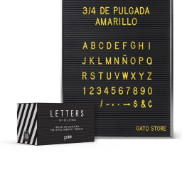 Imagen Alternativa Set de Letras para Cartelera Letters 3/4 2