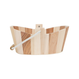 Imagen Alternativa Canasto Redondo de Madera 5