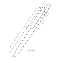 Imagen Alternativa Bolígrafo Retráctil Bombay 2