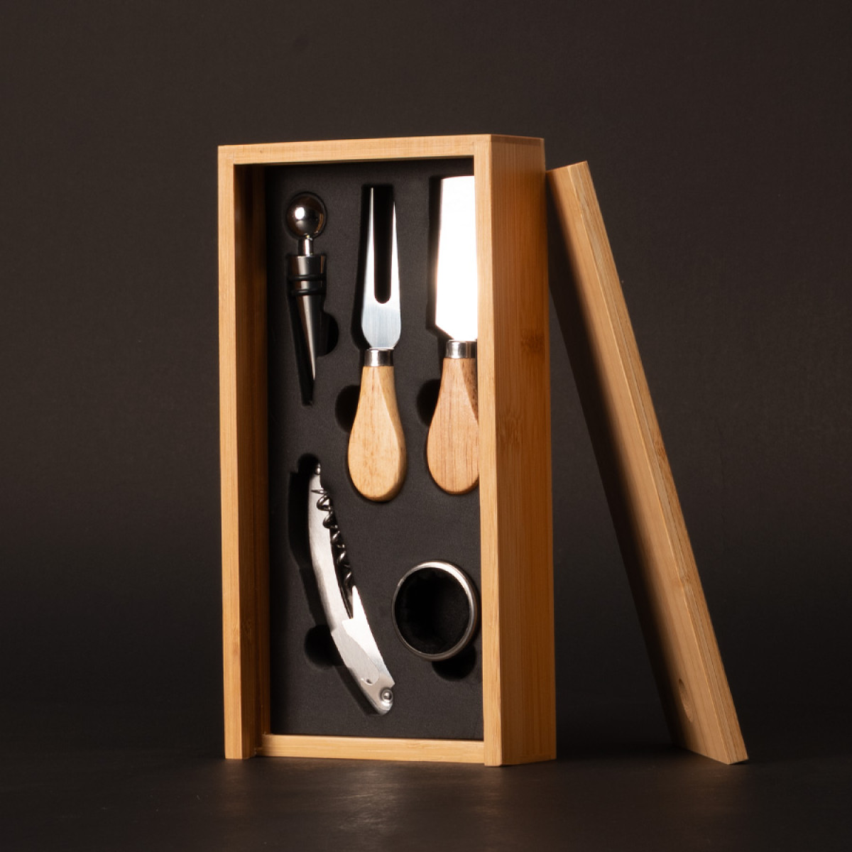 Set Wine & Cheese Futrono de Bamboo