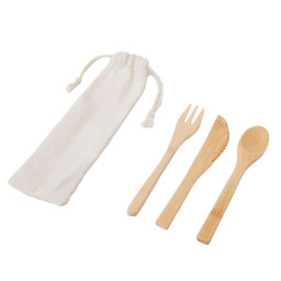 Imagen Alternativa Set Cutlery Bamboo 12
