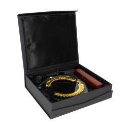 Imagen Alternativa Trofeo Galvano de Madera, Cristal y Acero Phelps 4