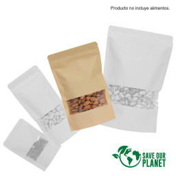 Imagen Alternativa Bolsa Doypack 700Ml de Papel Kraft, para Alimentos 1
