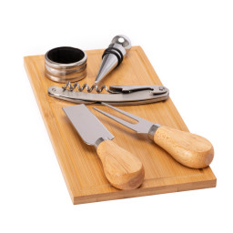 Imagen Alternativa Set Wine & Cheese Futrono de Bamboo 7