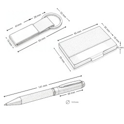 Imagen Alternativa Set Toraja: Bolígrafo, Llavero y Porta Tarjetas 5
