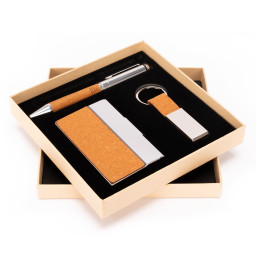 Imagen Alternativa Set Toraja: Bolígrafo, Llavero y Porta Tarjetas 1