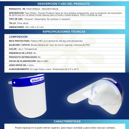 Imagen Alternativa Set de 10 Face Shield - Escudo Facial 2
