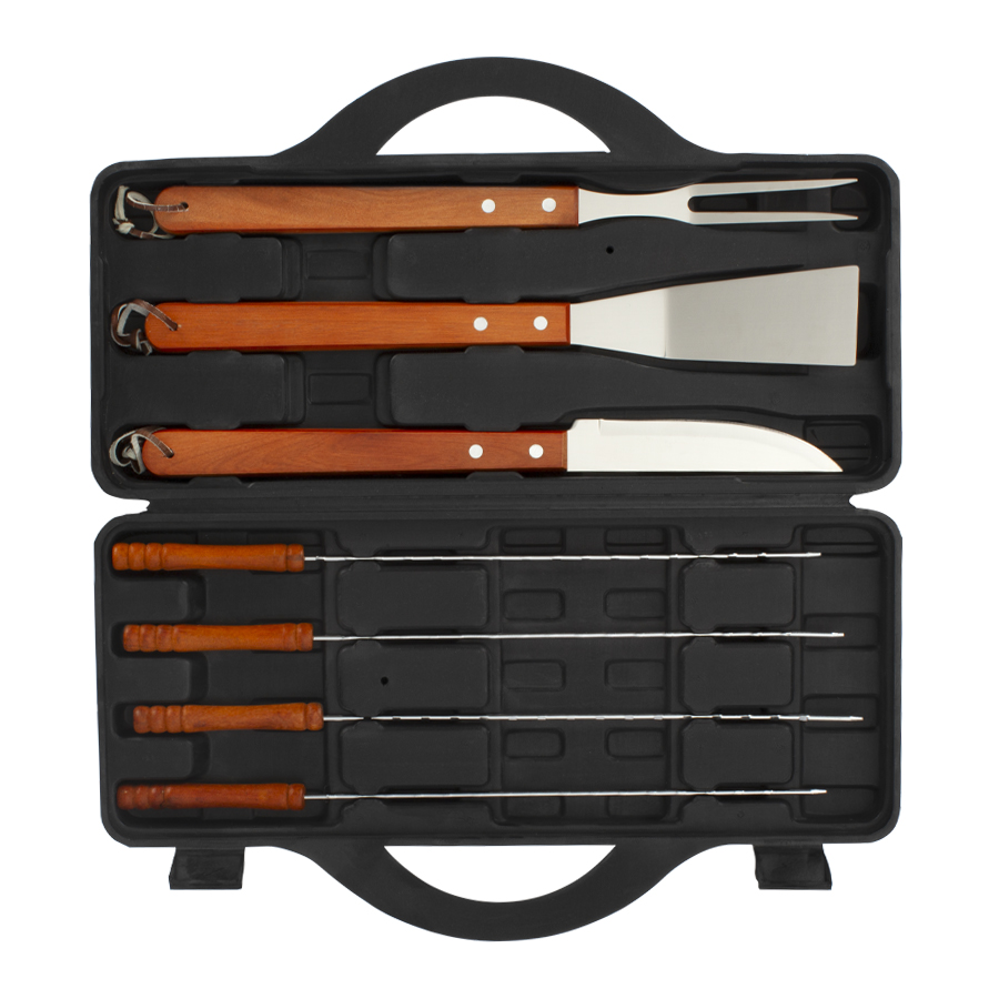 Set Bbq en Maletín Plástico