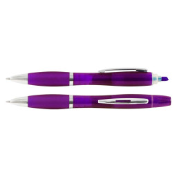 Imagen Alternativa Bolígrafo con Destacador Wind Color 7