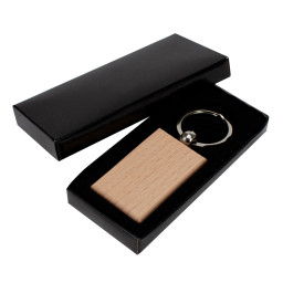 Imagen Alternativa Llavero Rectangular de Madera 3