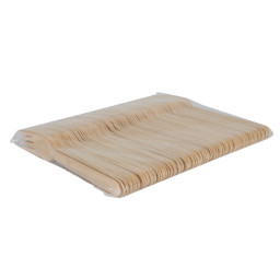 Imagen Alternativa Bolsa con 100 Tenedores de Madera de Abedul 4