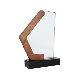 Imagen Alternativa Trofeo Galvano de Madera, Mármol y Cristal Mercx 3