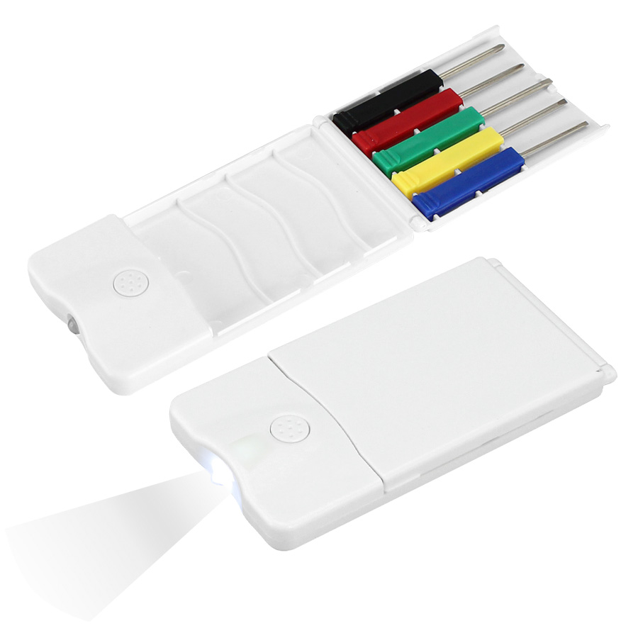 Set Mini-Destornilladores y Led