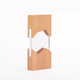 Imagen Alternativa Trofeo Galvano de Madera y Cristal Steven 1