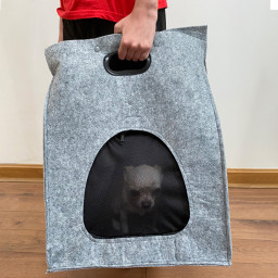 Imagen Alternativa Bolso de Fieltro Porta-Mascota 1