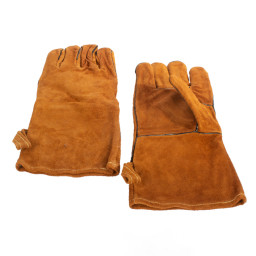 Imagen Alternativa Par de Guantes de Cuero Gamuza 3