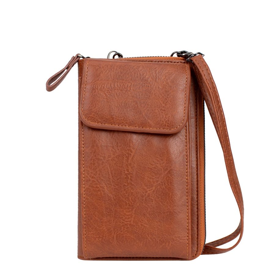Porta-Documentos y Celular de Eco-Cuero Trevor 0.8L