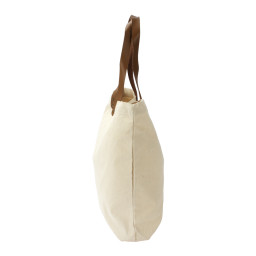 Imagen Alternativa Bolsa de Compras 10Oz Canvas Asas Cuero 4
