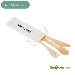 Imagen Alternativa Set Cutlery Bamboo 1
