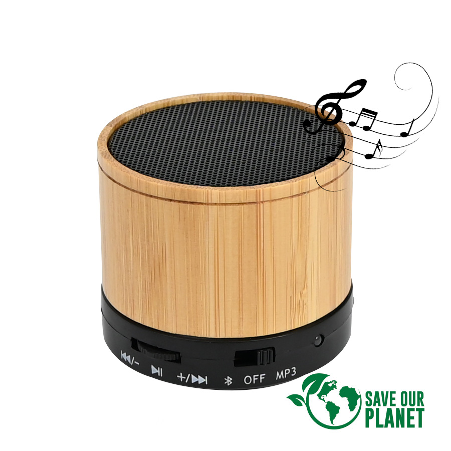 Parlante Altavoz Bluetooth de Bamboo Wave