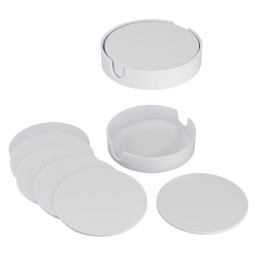 Imagen Alternativa Set de Posavasos Plásticos Redondos 3