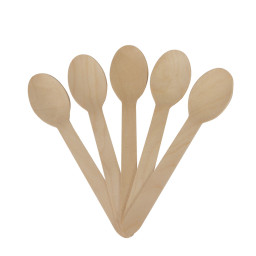 Imagen Alternativa Bolsa con 100 Cucharas de Madera de Abedul 3