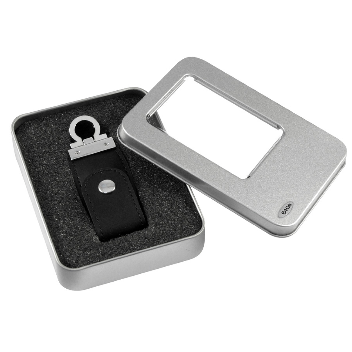 Usb Pendrive 64Gb Llavero de Eco-Cuero