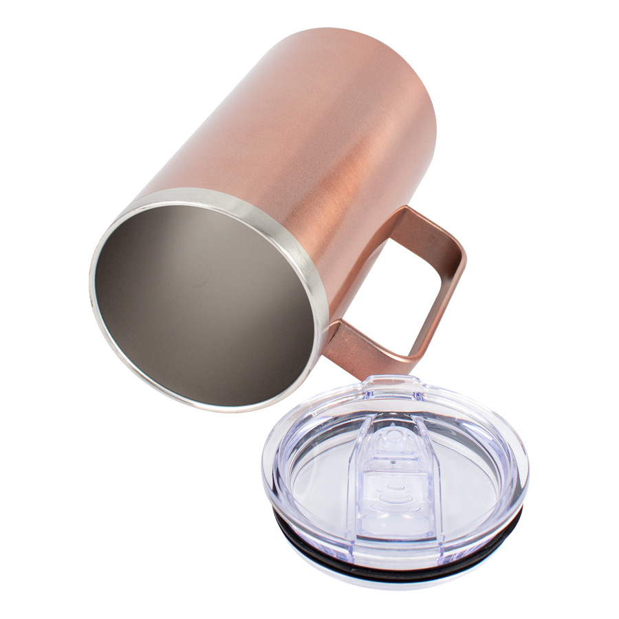 Mug Metálico Encobrizado 700Cc