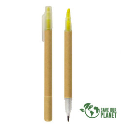 Imagen Alternativa Bolígrafo/Destacador Ecológico 1