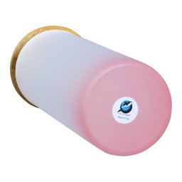 Imagen Alternativa Botella Vidrio Borosilicato Sublimación, Tapa Bamboo 500Cc 10