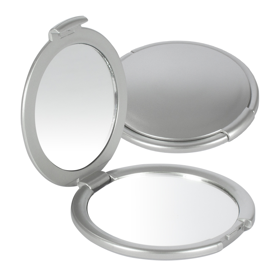 Espejo Plateado Doble